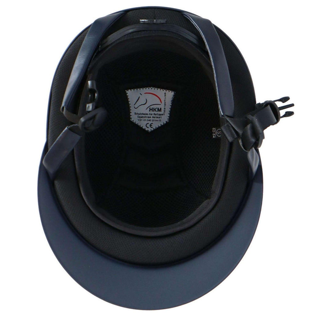 HKM Casco Lady Shield Diamond Azul oscuro