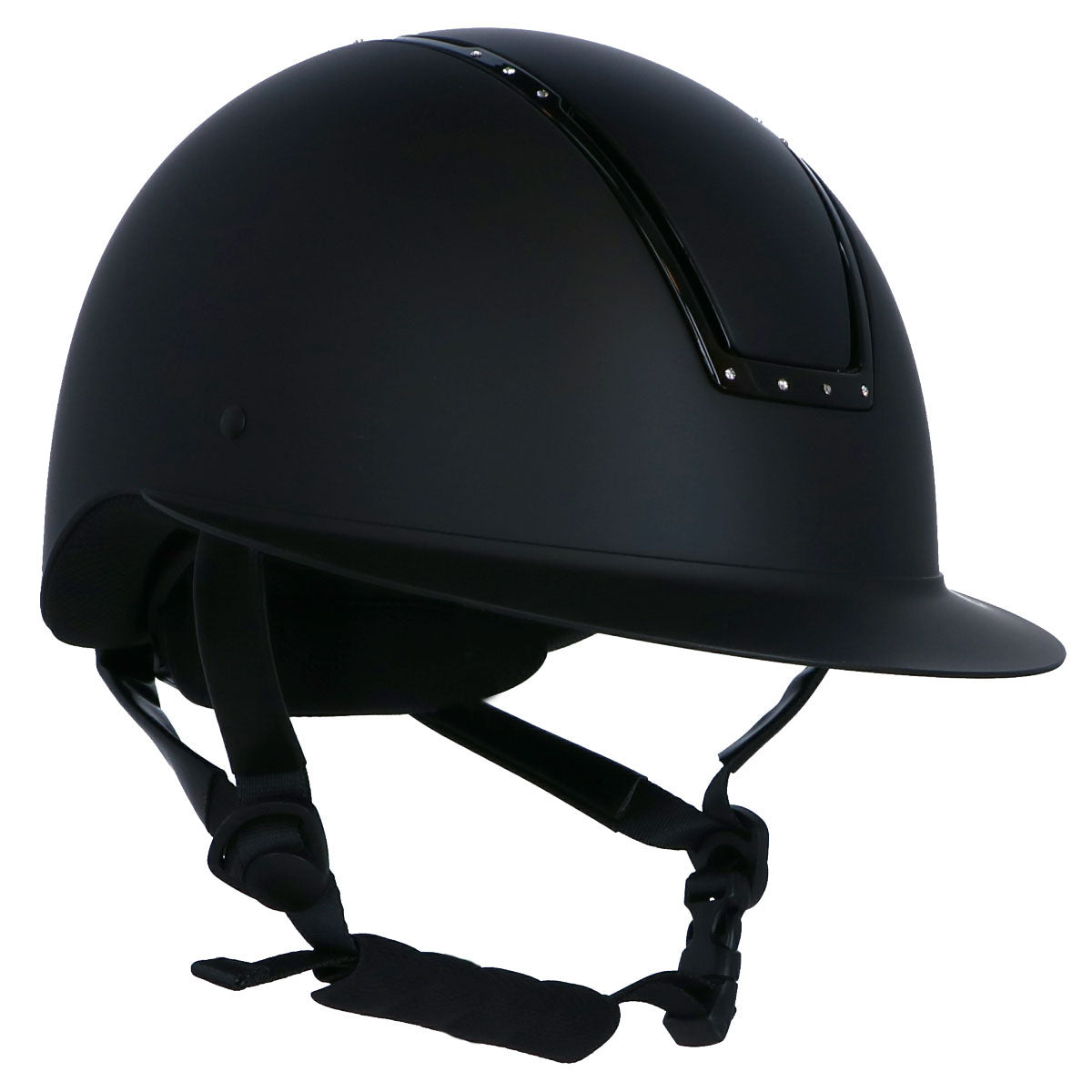 HKM Casco Lady Shield Diamond Negro