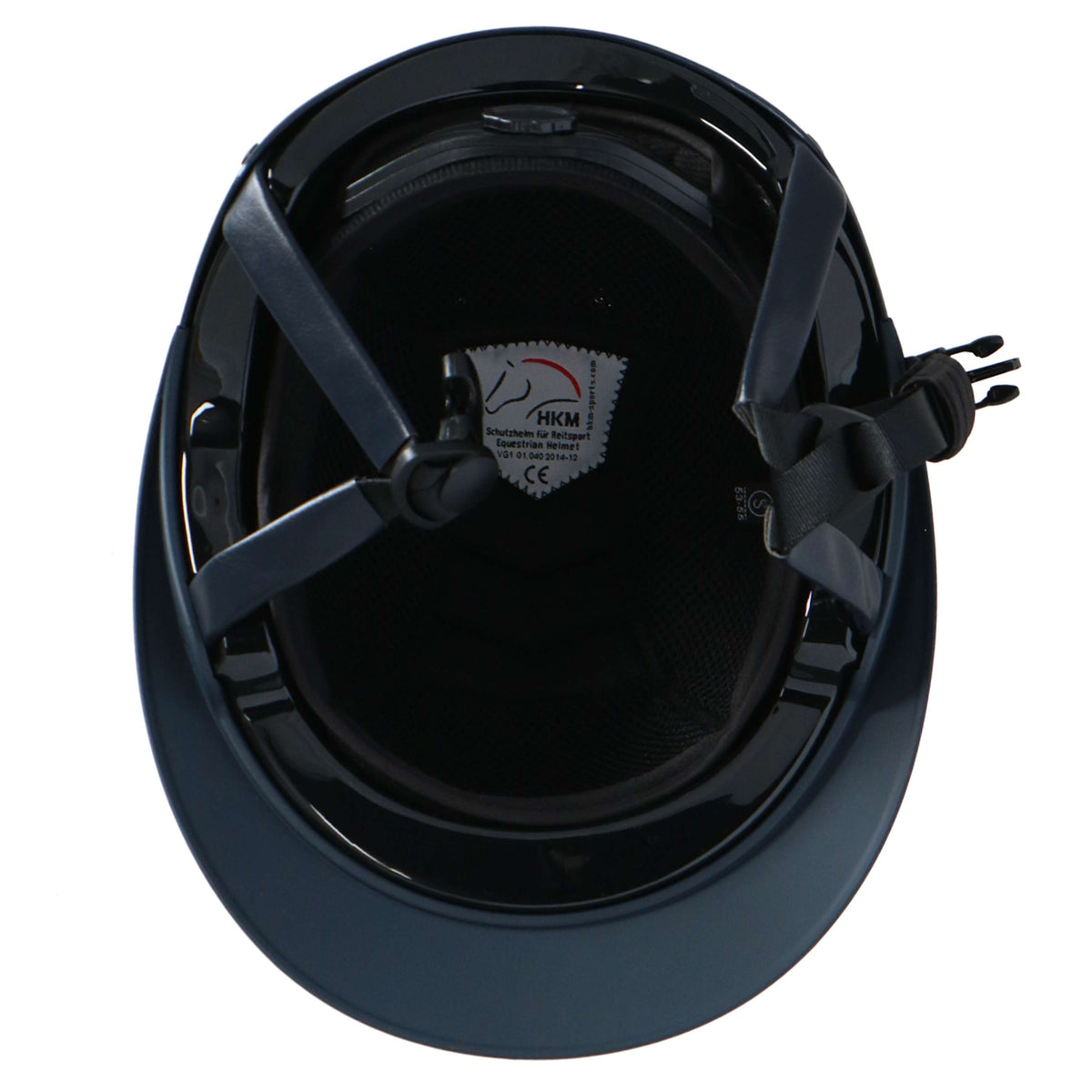 HKM Casco Shiny Diamond Azul oscuro