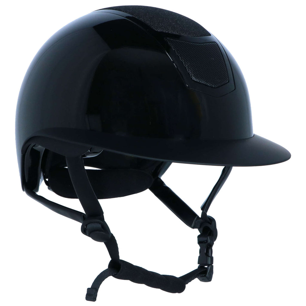 HKM Casco Shiny Diamond Negro