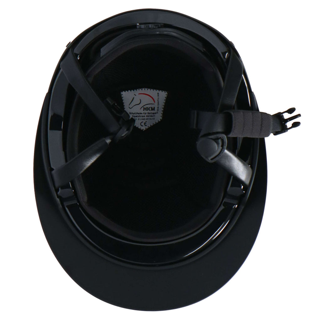 HKM Casco Shiny Diamond Negro