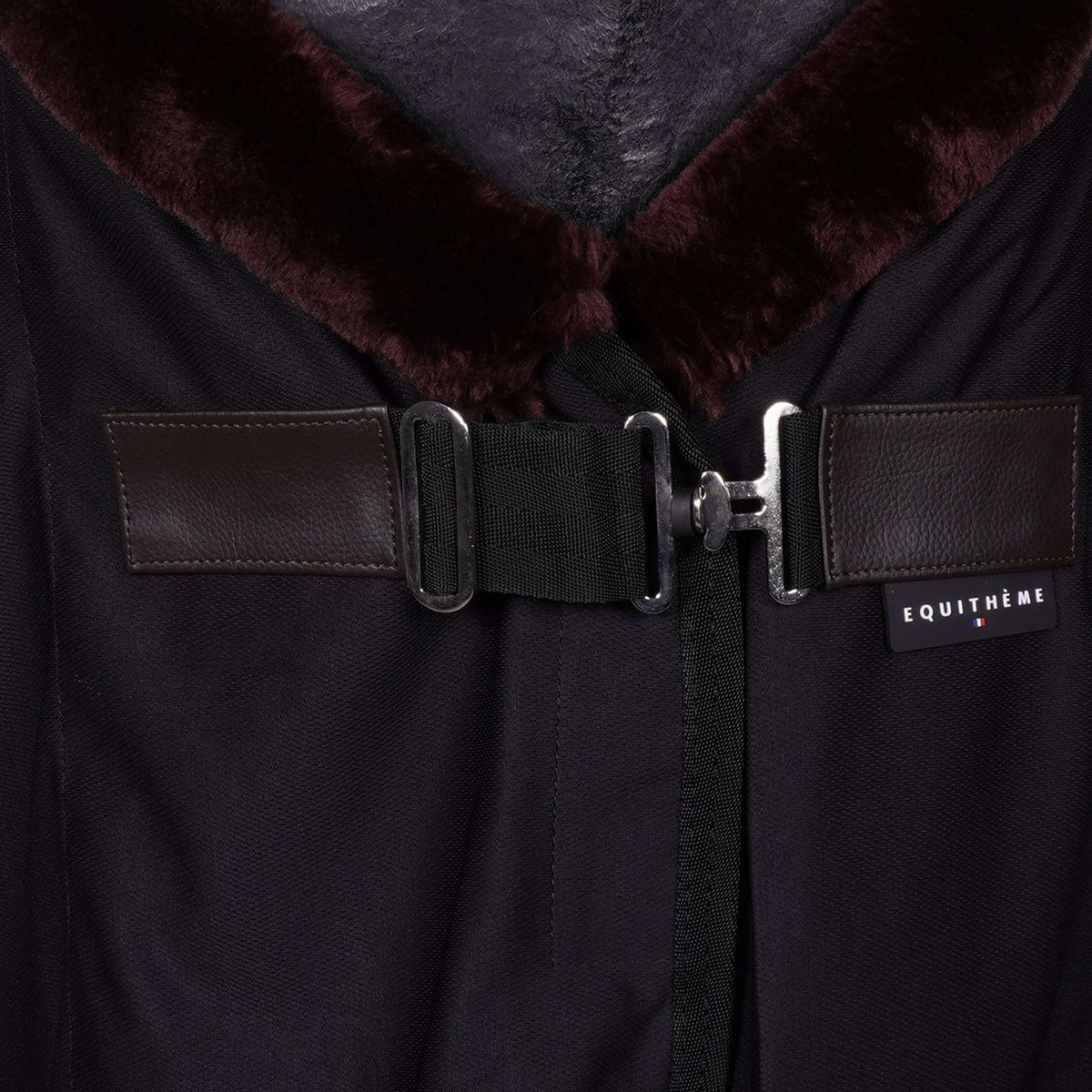 EQUITHÈME Cooler Teddy Negro/Marrón