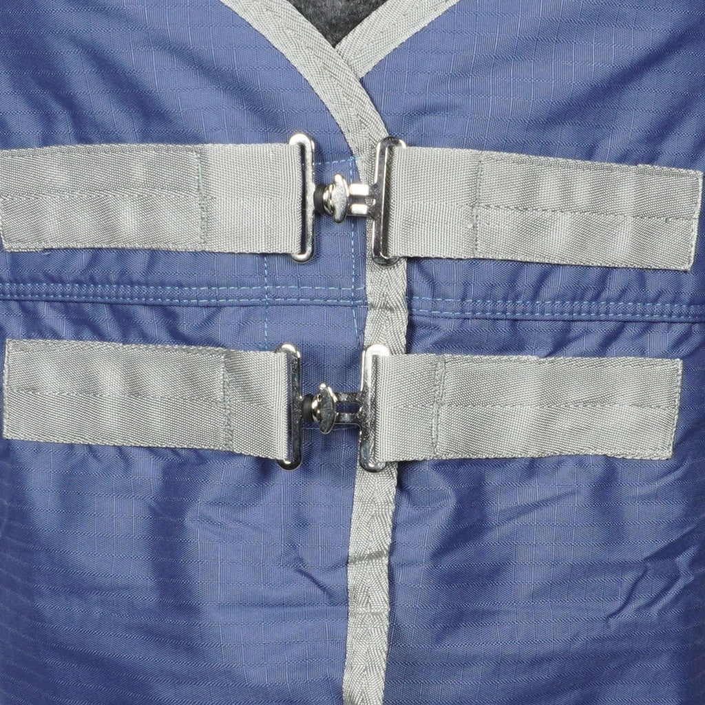 EQUITHÈME Alfombra de Exterior Tyrex 600D 150g Reciclado Navy