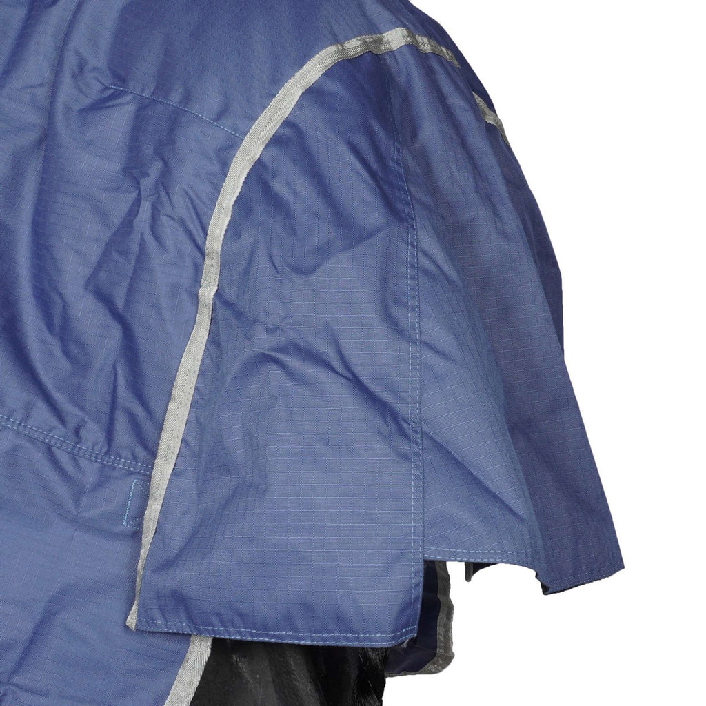 EQUITHÈME Alfombra de Exterior Tyrex 600D 150g Reciclado Navy