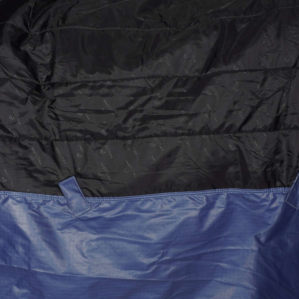 EQUITHÈME Alfombra de Exterior Tyrex 600D 150g Reciclado Navy