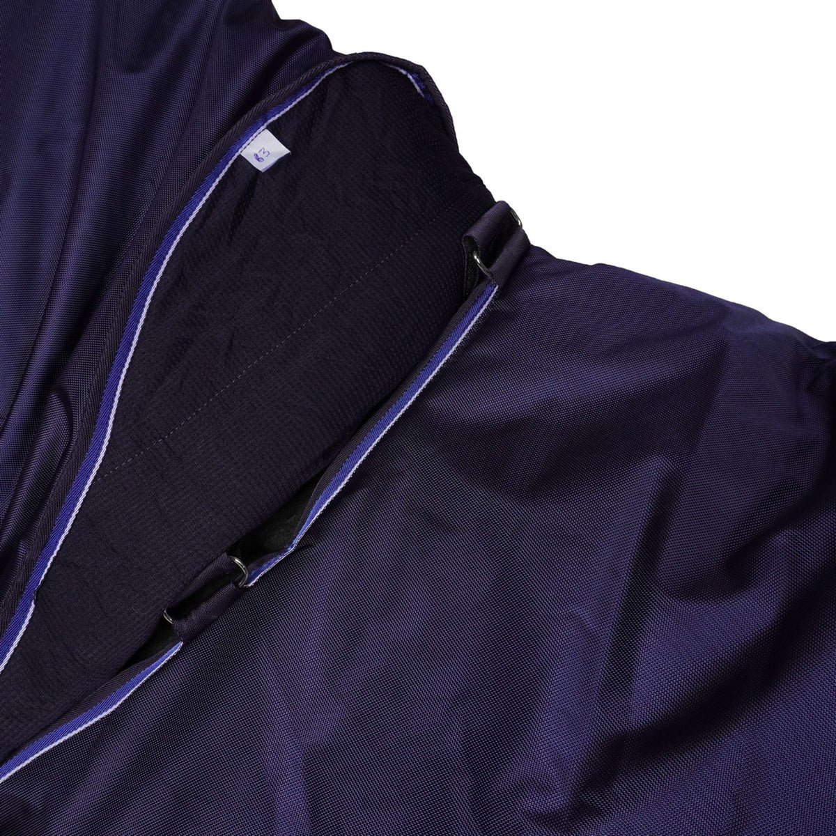 EQUITHÈME Alfombra de Exterior Pro Series Tyrex 1680D 220g con cuello Navy