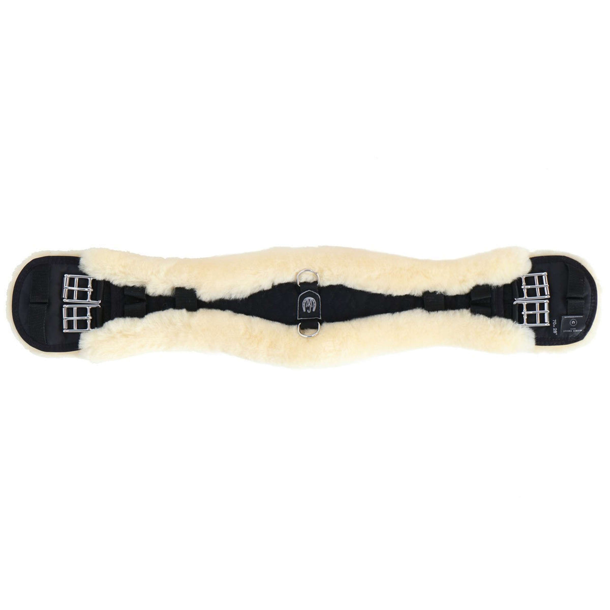 Werner Christ Cincha de doma Anatomic con Pelo Negro/Natural