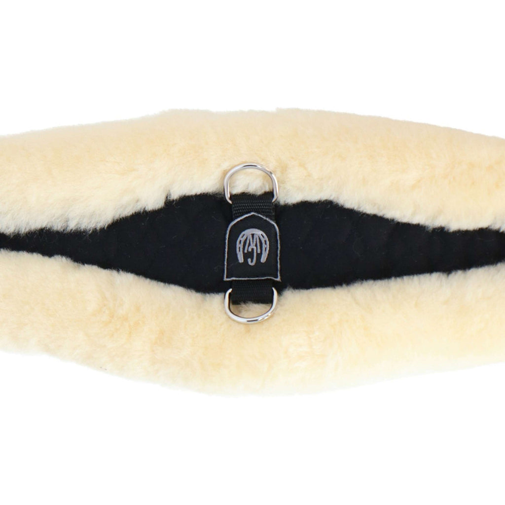 Werner Christ Cincha de doma Anatomic con Pelo Negro/Natural