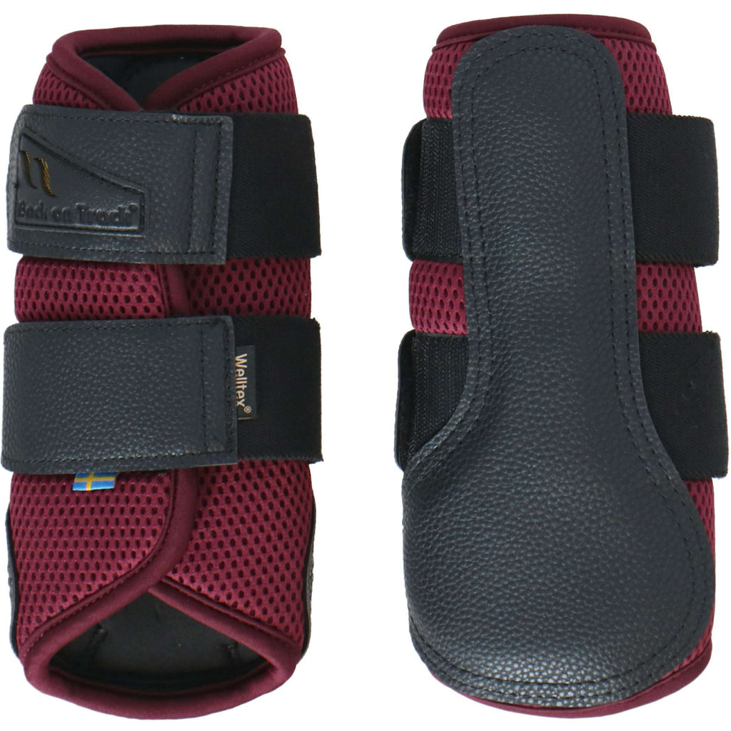 Back on Track Protectores de piernas AirFlow Rojo vino