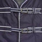 HKM Manta de Establo Florida Verano Azul oscuro