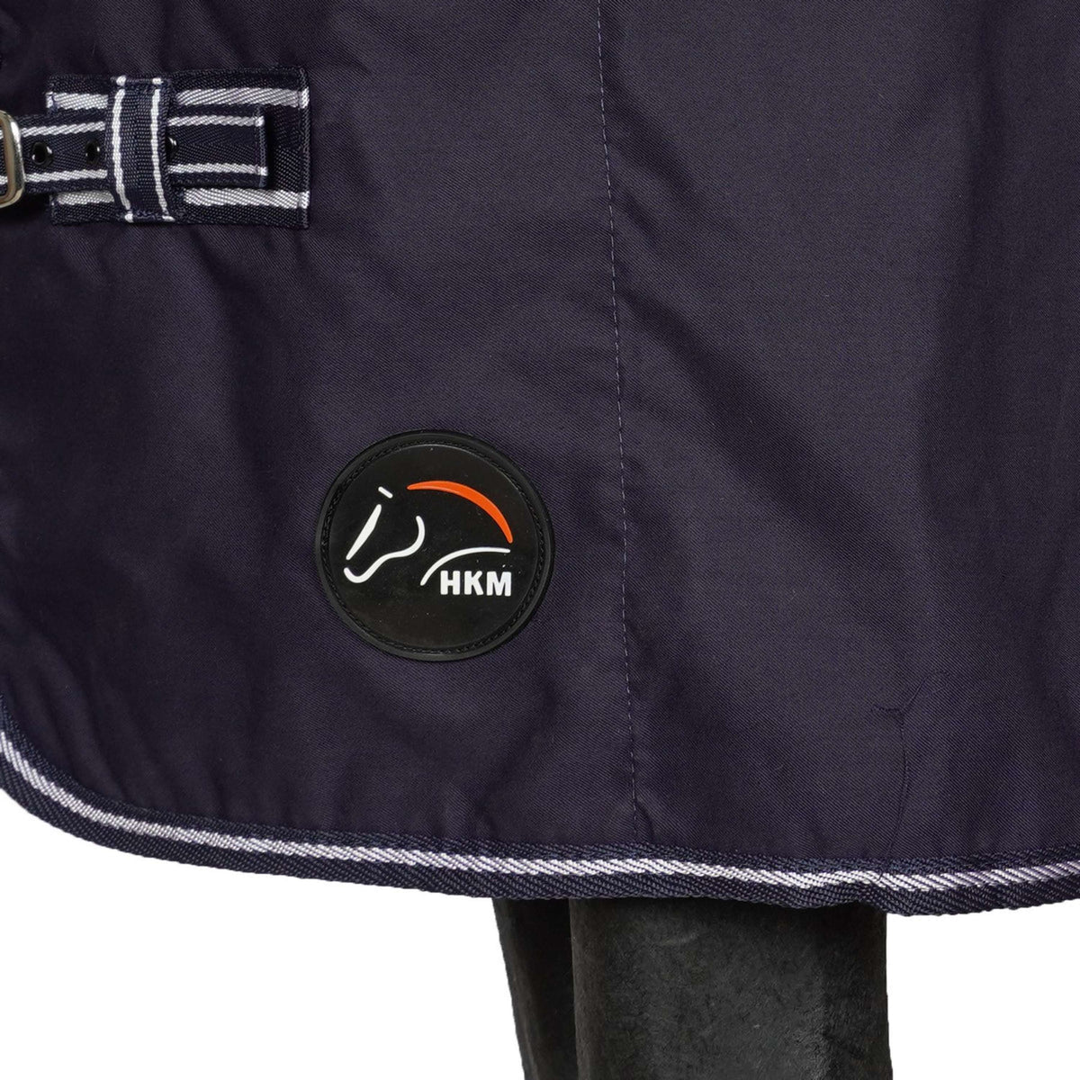 HKM Manta de Establo Florida Verano Azul oscuro