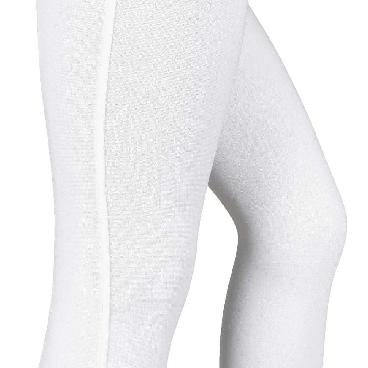 HKM Pantalón de Equitación Kate Rodilla de Silicona Blanco