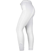 HKM Pantalón de Equitación Kate Rodilla de Silicona Blanco