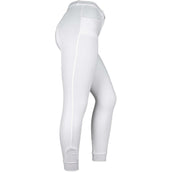 HKM Pantalón de Equitación Kate Rodilla de Silicona Blanco