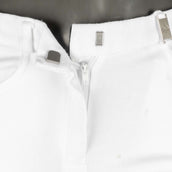 HKM Pantalón de Equitación Kate Rodilla de Silicona Blanco