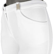 HKM Pantalón de Equitación Kate Rodilla de Silicona Blanco