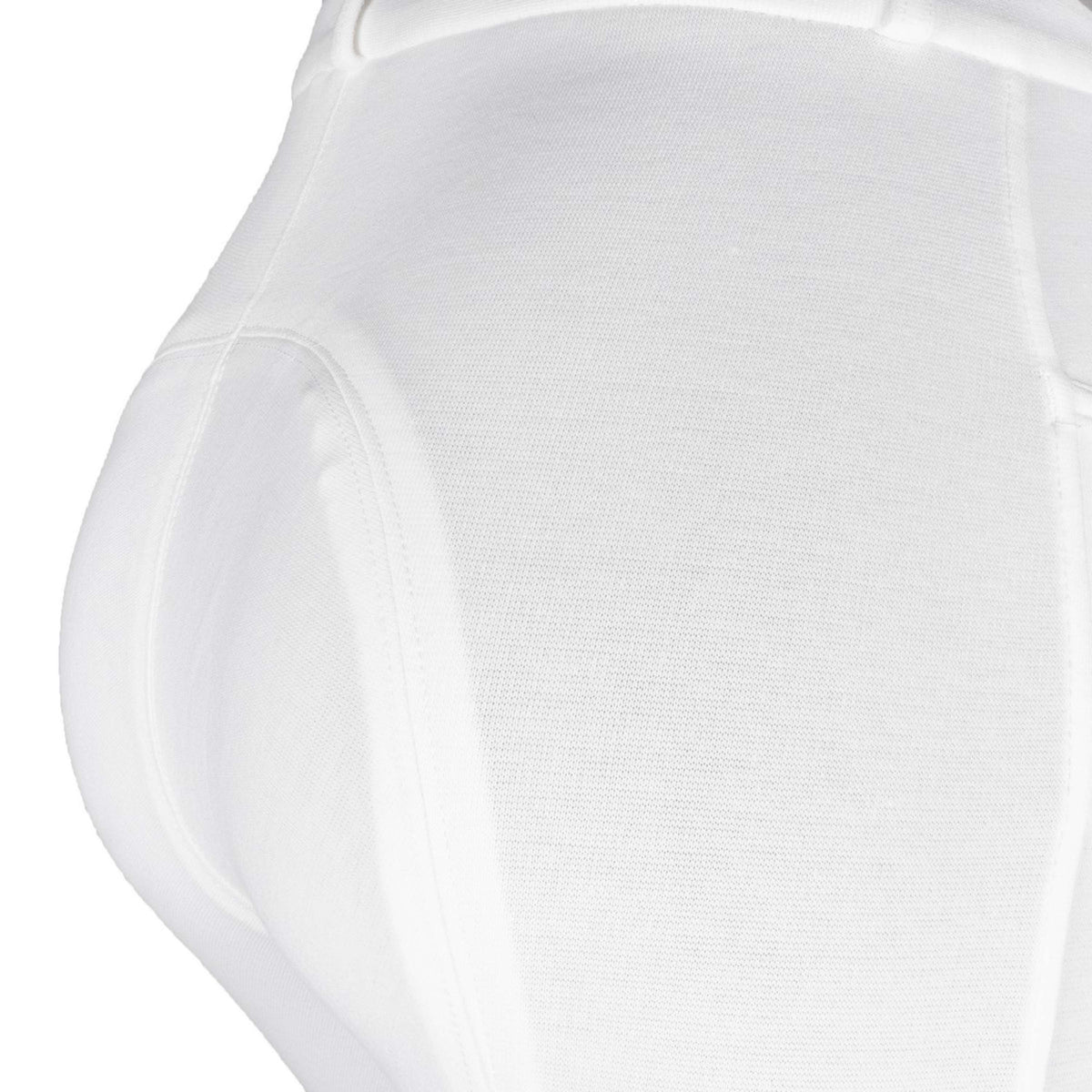 HKM Pantalón de Equitación Kate Rodilla de Silicona Blanco