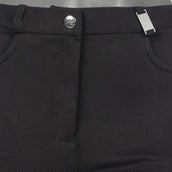 HKM Pantalón de Equitación Kate Rodilla de Silicona Negro