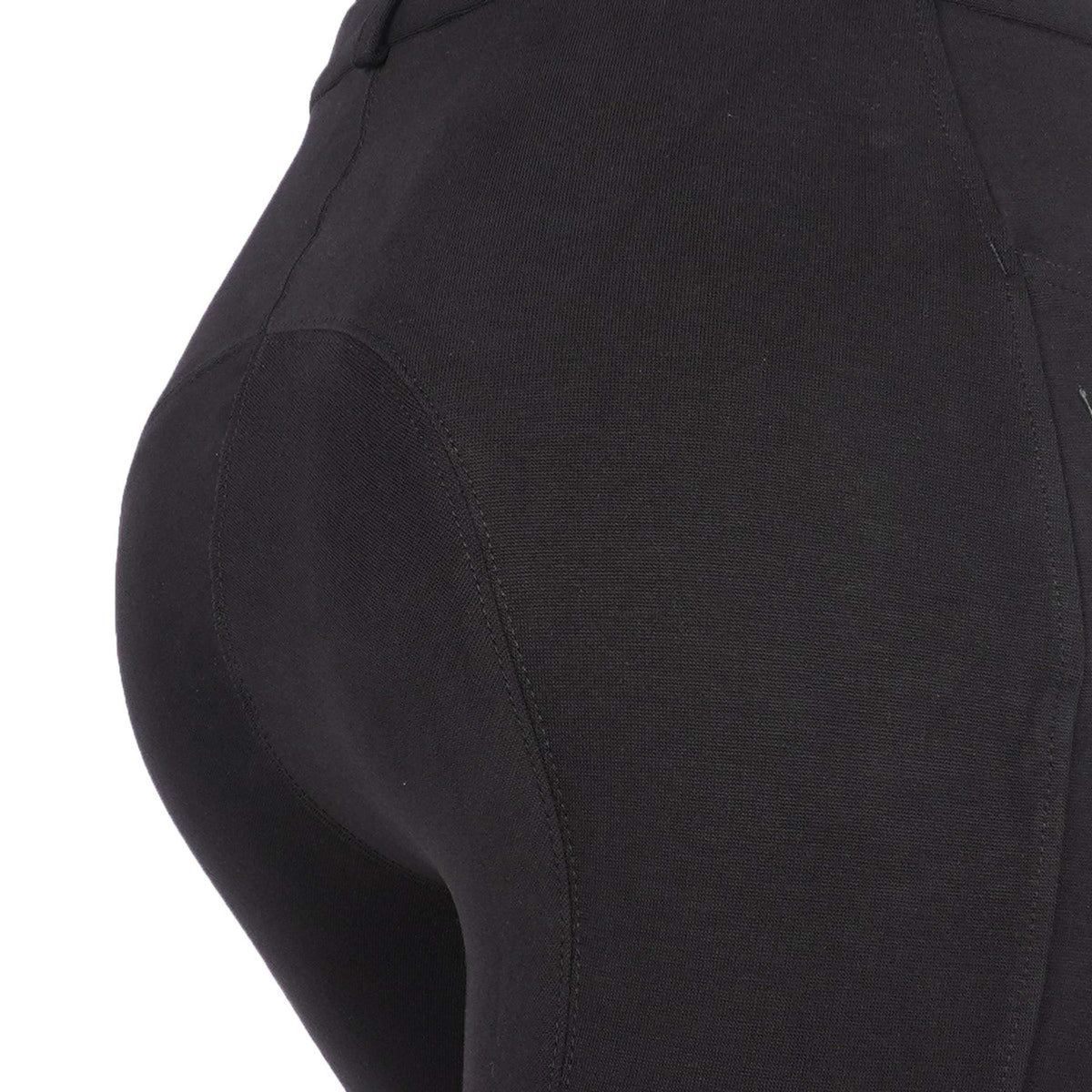 HKM Pantalón de Equitación Kate Rodilla de Silicona Negro