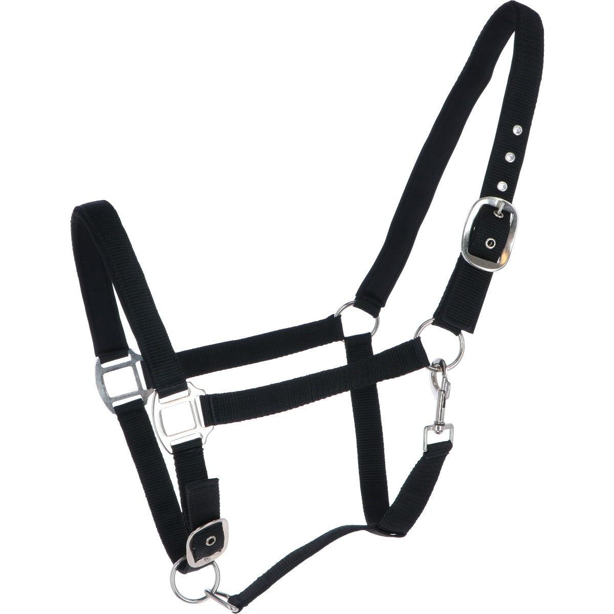 HKM Cabezada Charming For Spanish: Forro Suave Negro