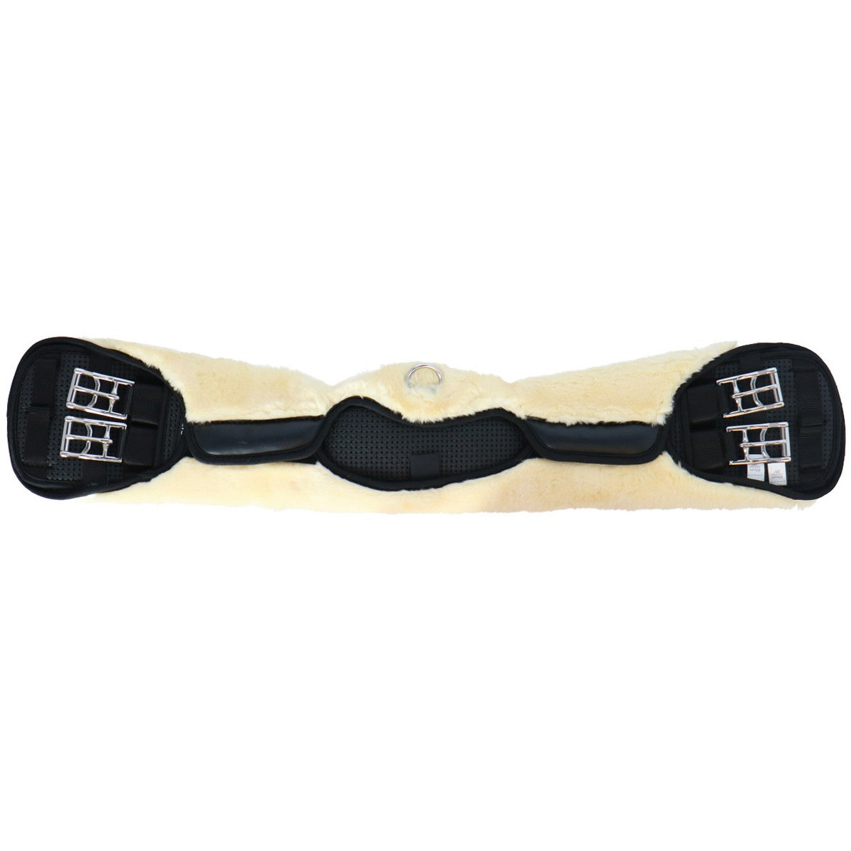 Catago Cincha de doma Faux Fur Negro