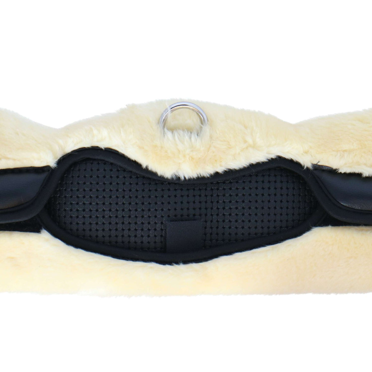 Catago Cincha de doma Faux Fur Negro