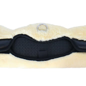 Catago Cincha de doma Faux Fur Negro