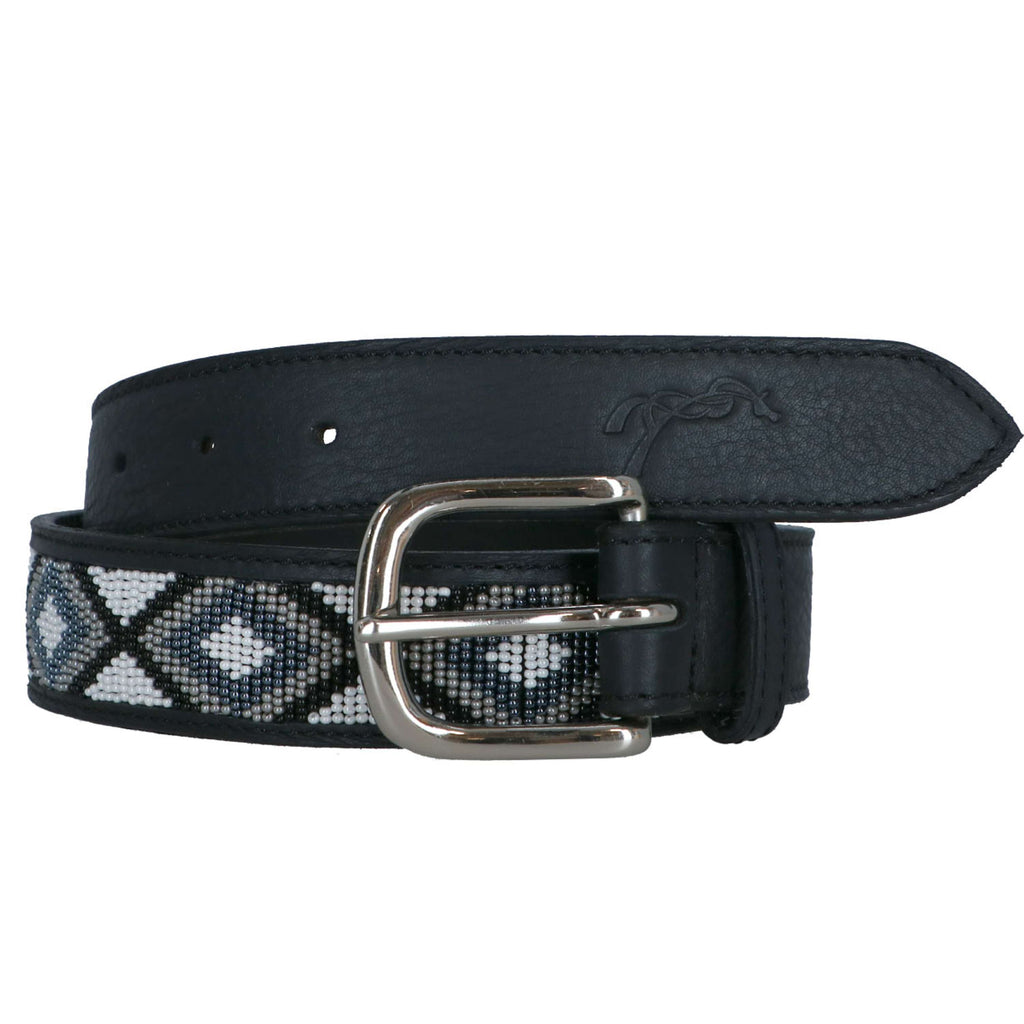 Pénélope Cinturón Pearl Negro/Blanco