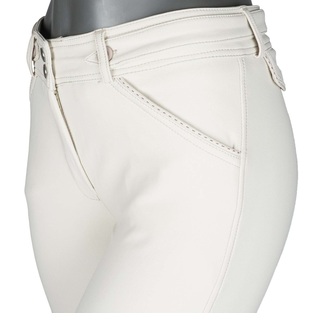 Pénélope Pantalones Point Sellier Crème