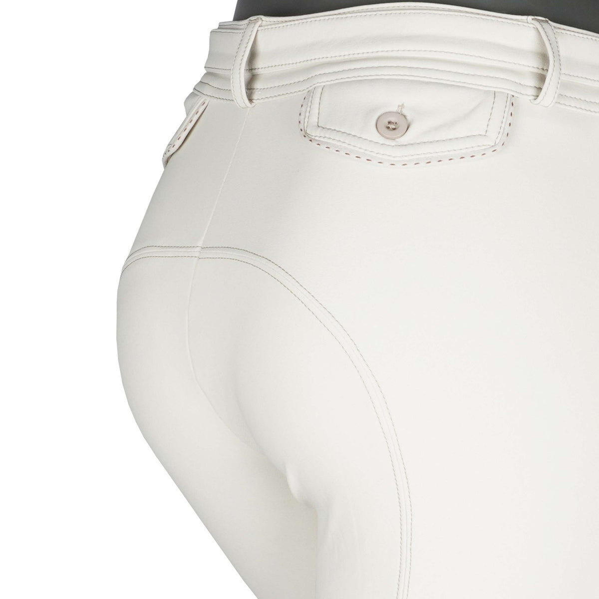 Pénélope Pantalones Point Sellier Crème