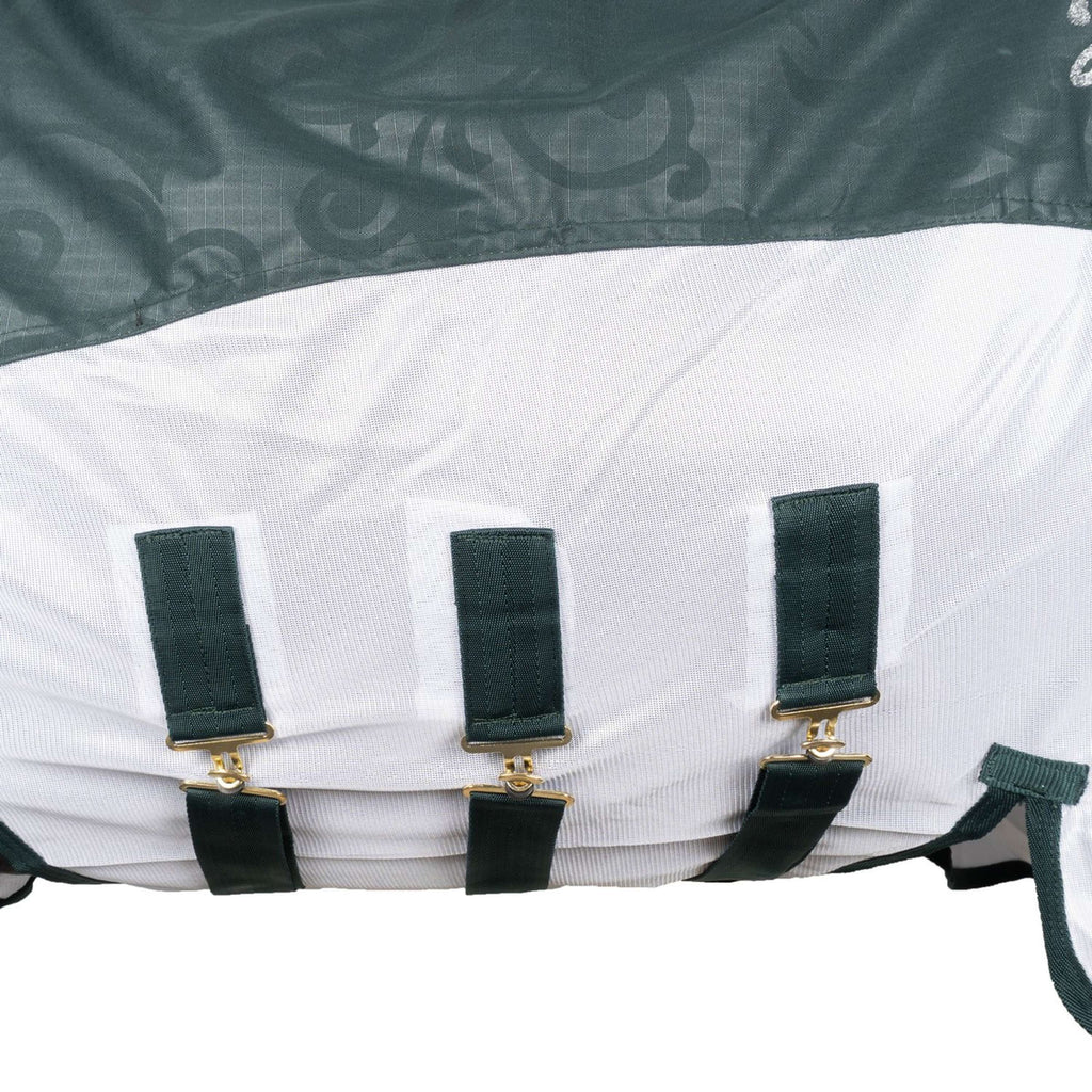 Imperial Riding Mosca y Manta de Iluvia IRHSuper-Dry Verde Bosque