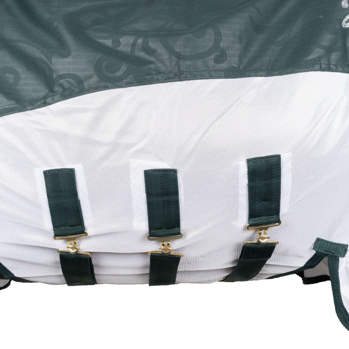 Imperial Riding Mosca y Manta de Iluvia IRHSuper-Dry Verde Bosque