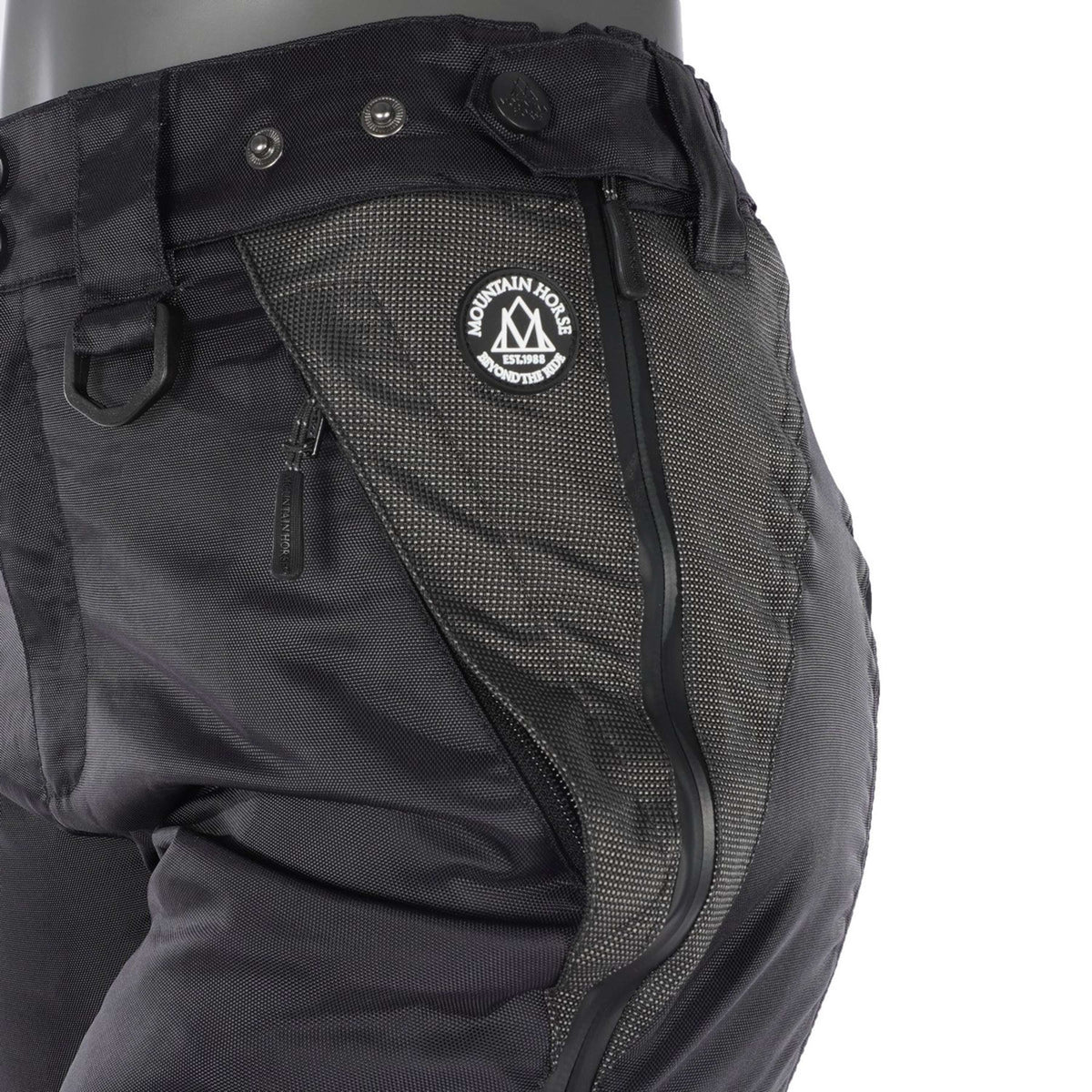 Mountain Horse Pantalones Polar Full Seat Negro