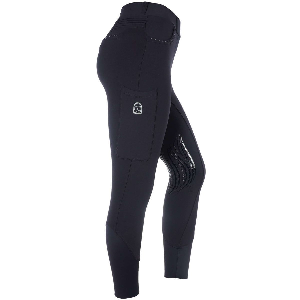 Cavallo Legging de Equitación Lee Grip RL Azul oscuro
