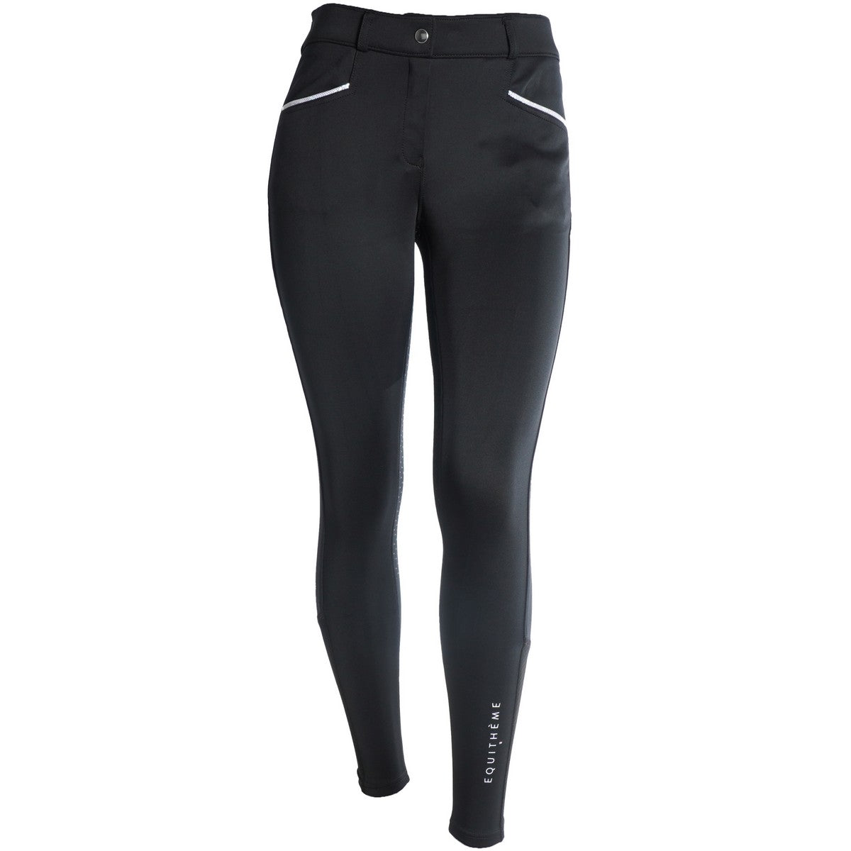 EQUITHÈME Pantalón de Equitación Claudine Negro