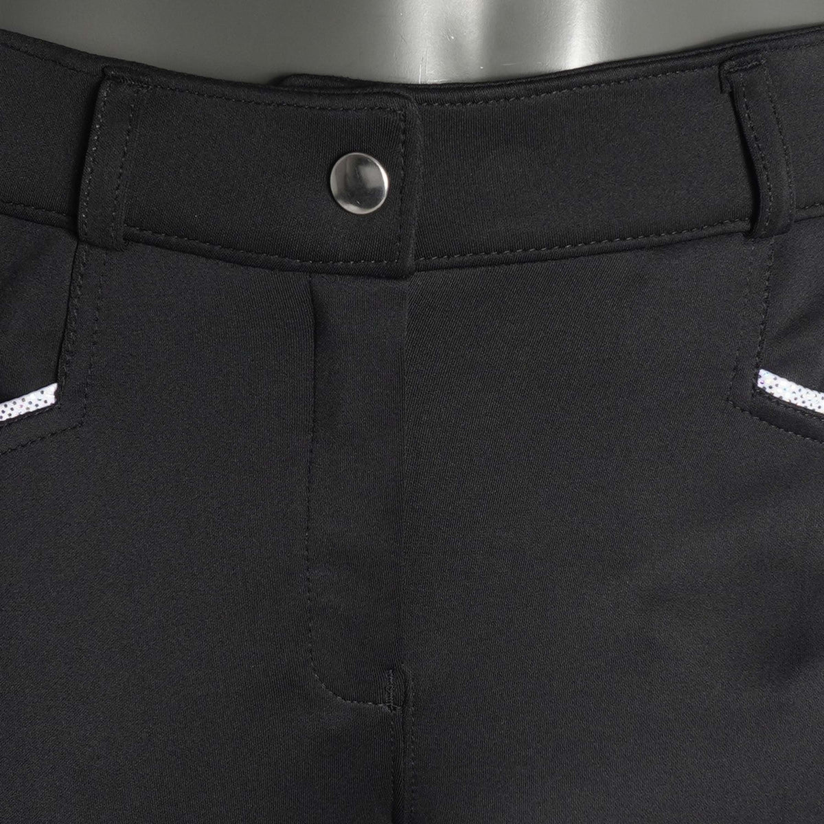 EQUITHÈME Pantalón de Equitación Claudine Negro