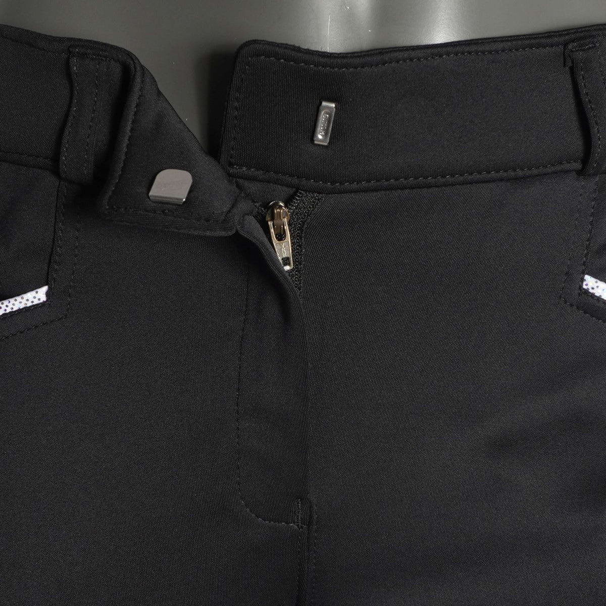 EQUITHÈME Pantalón de Equitación Claudine Negro