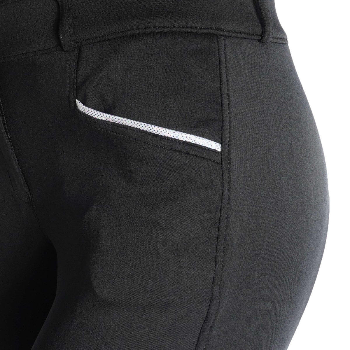 EQUITHÈME Pantalón de Equitación Claudine Negro