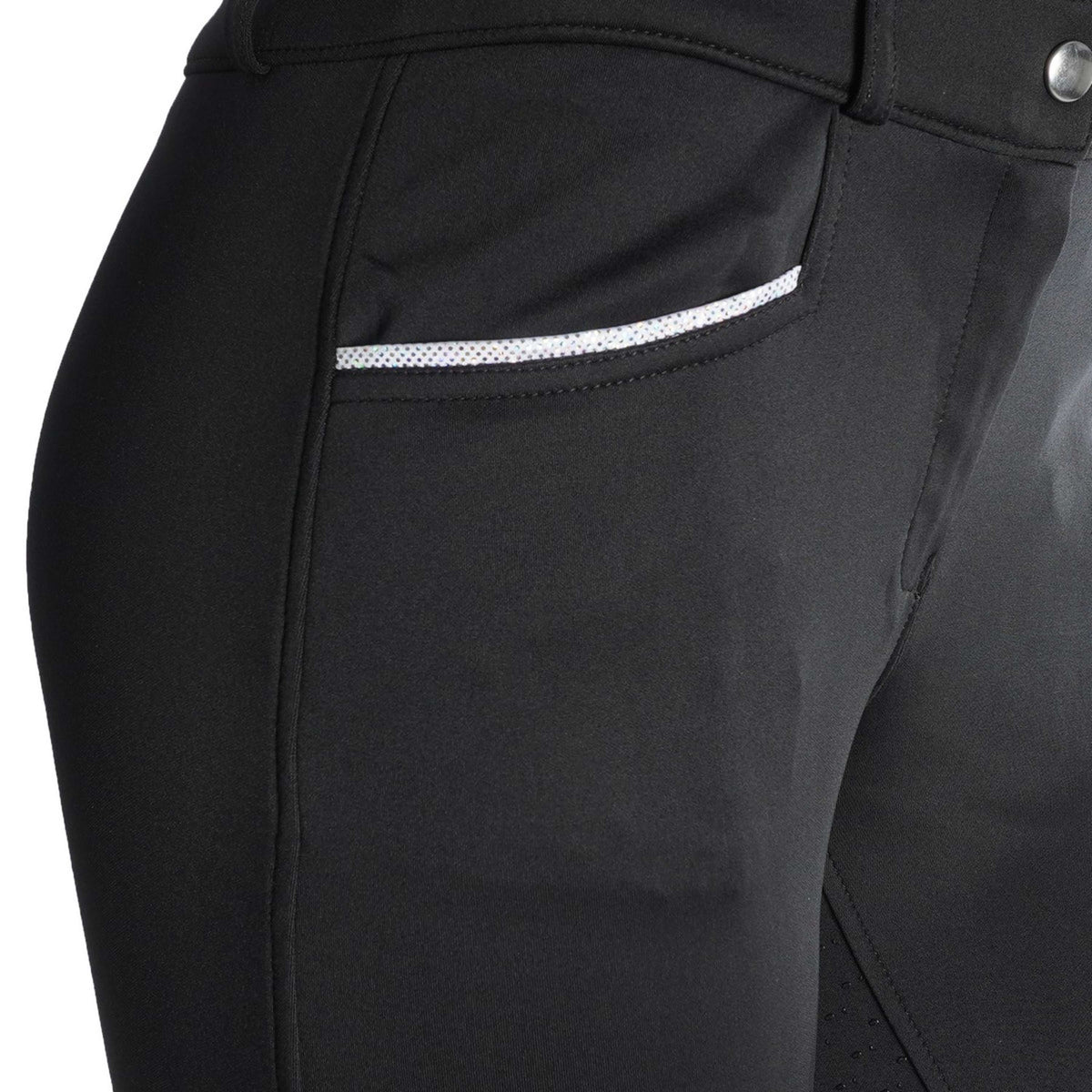 EQUITHÈME Pantalón de Equitación Claudine Negro
