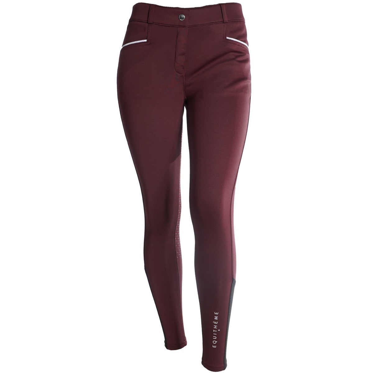 EQUITHÈME Pantalón de Equitación Claudine Bordeaux