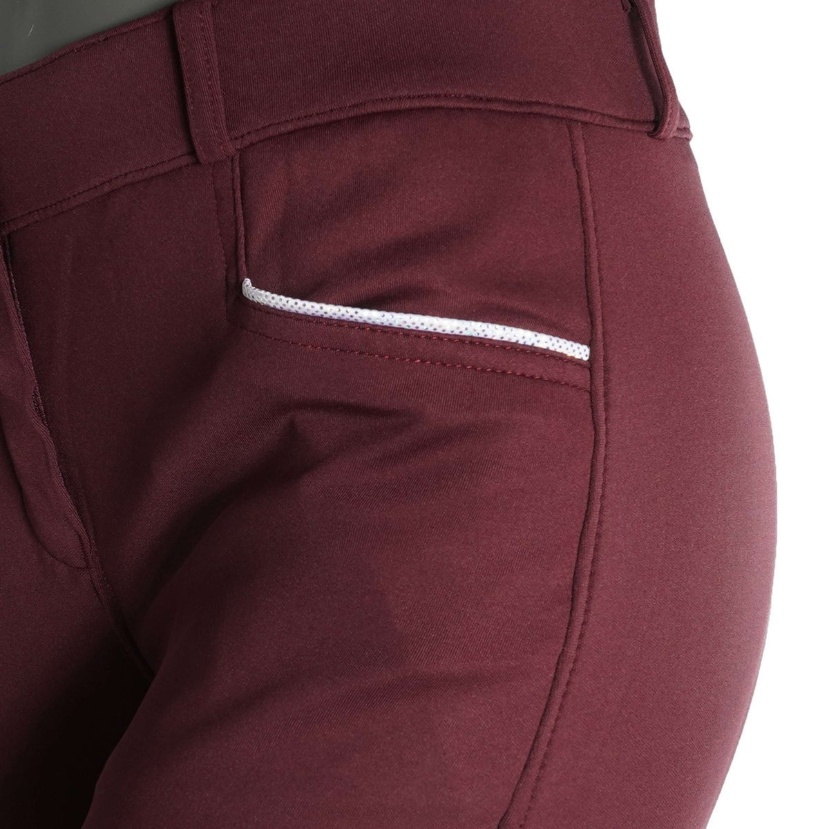 EQUITHÈME Pantalón de Equitación Claudine Bordeaux