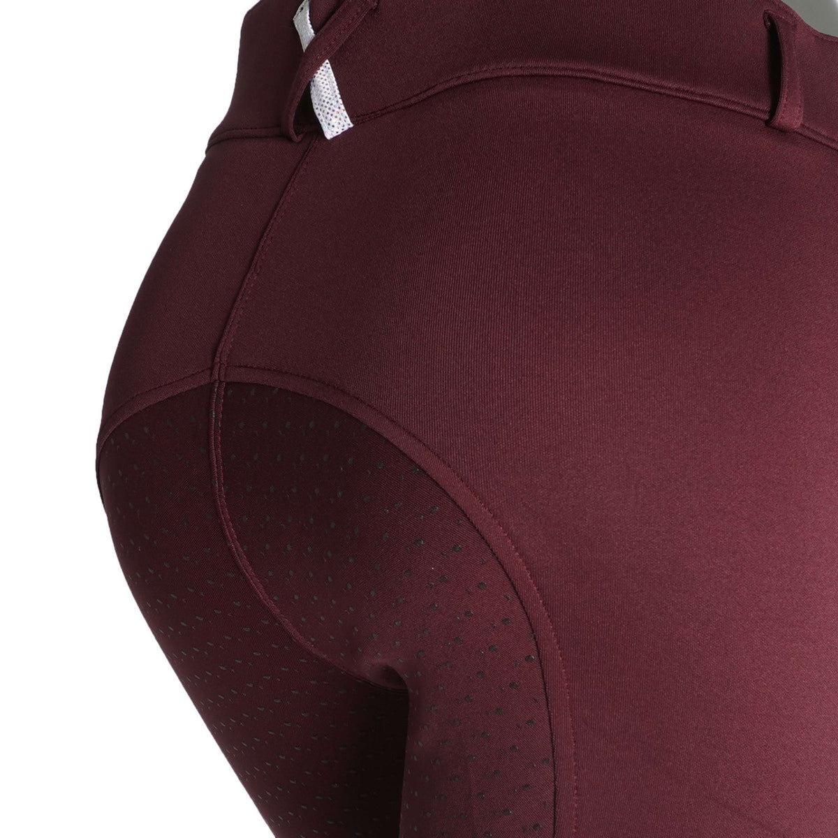 EQUITHÈME Pantalón de Equitación Claudine Bordeaux