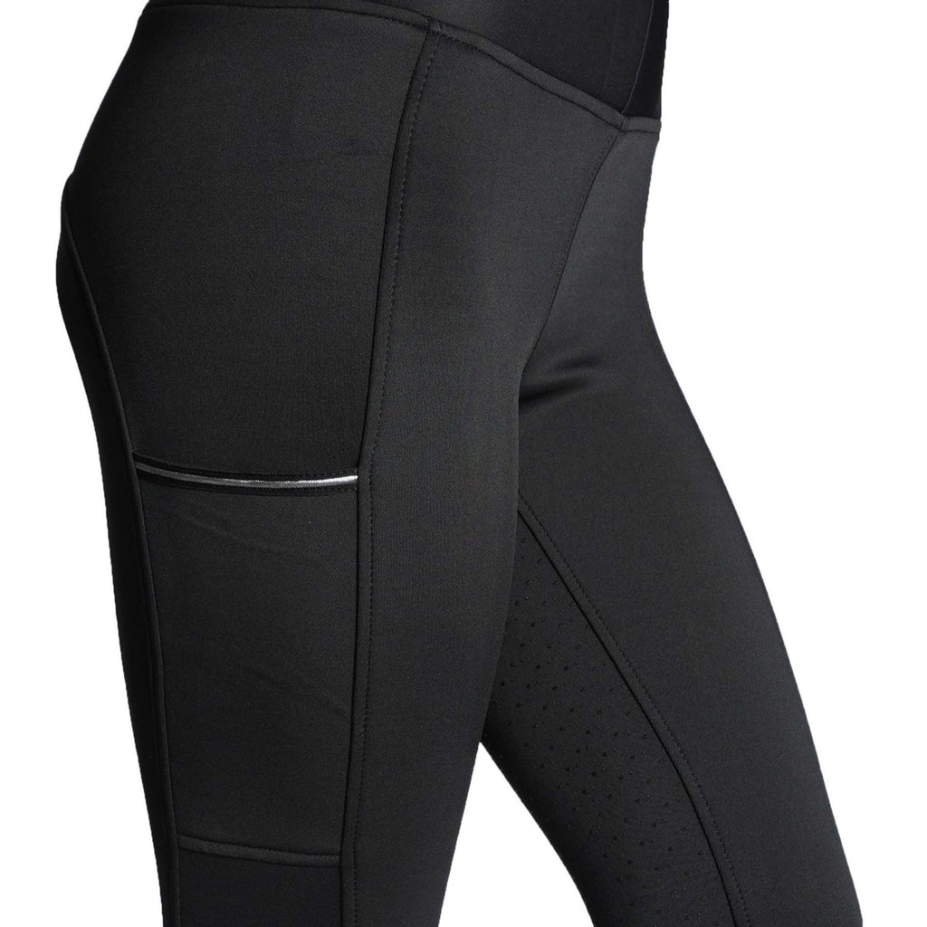 EQUITHÈME Legging de Equitación Brigitte Negro