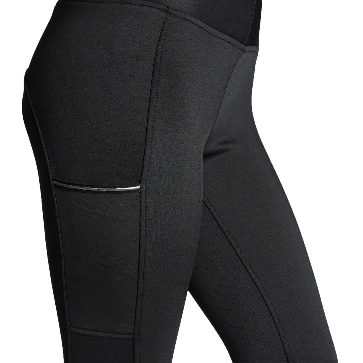 EQUITHÈME Legging de Equitación Brigitte Negro