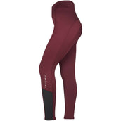 EQUITHÈME Legging de Equitación Brigitte Bordeaux