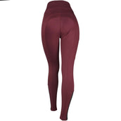 EQUITHÈME Legging de Equitación Brigitte Bordeaux