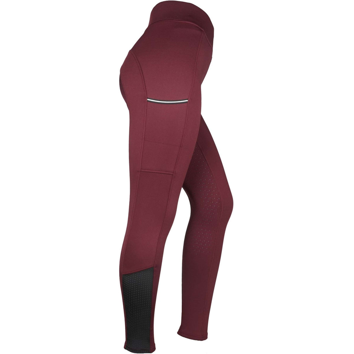 EQUITHÈME Legging de Equitación Brigitte Bordeaux