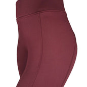 EQUITHÈME Legging de Equitación Brigitte Bordeaux
