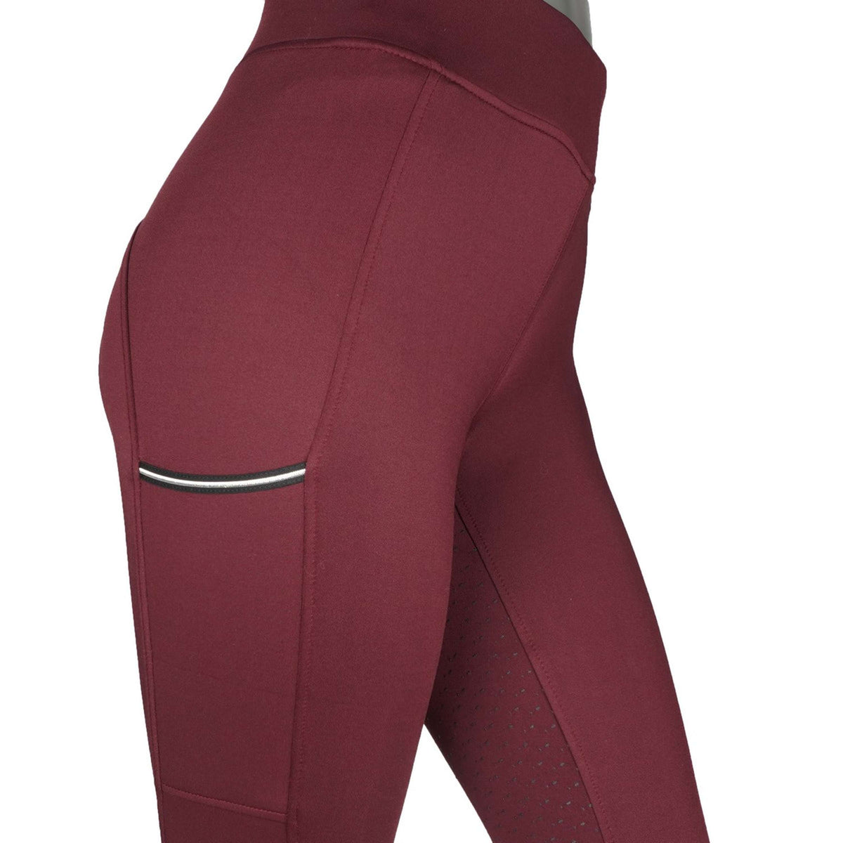 EQUITHÈME Legging de Equitación Brigitte Bordeaux