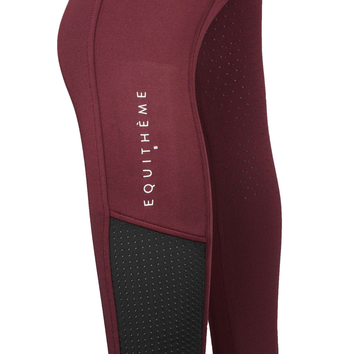EQUITHÈME Legging de Equitación Brigitte Bordeaux